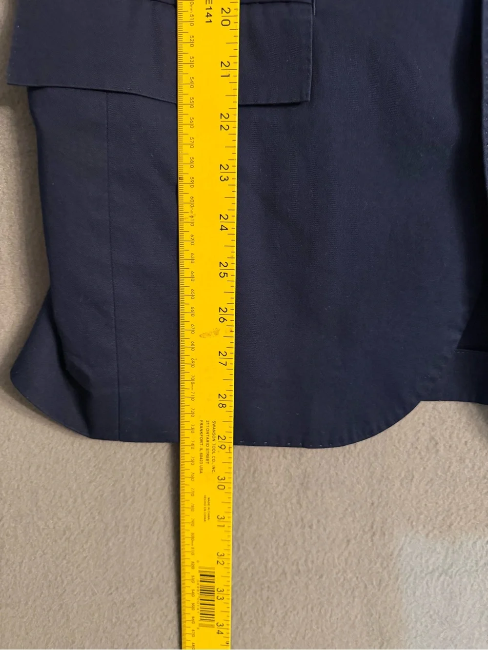 J. Crew Men's Ludlow Jacket Blazer Sport Coat 66267 Larusmiani Navy Blue 38R